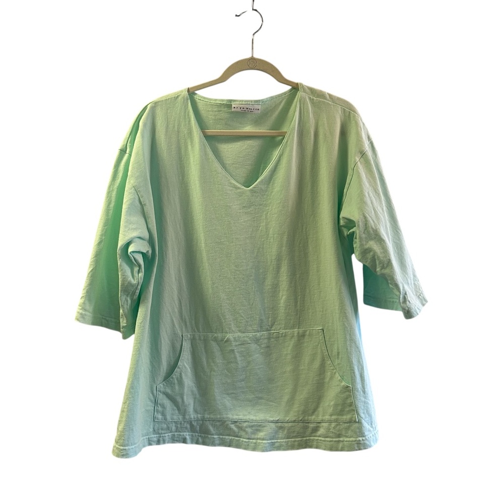 Women's Bryn Walker 100% Cotton V-Neck Oversized Blouse